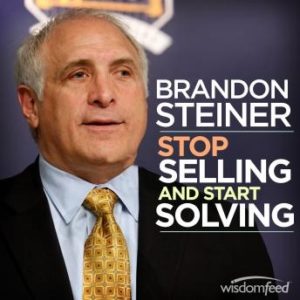 Stop Selling and Start Solving